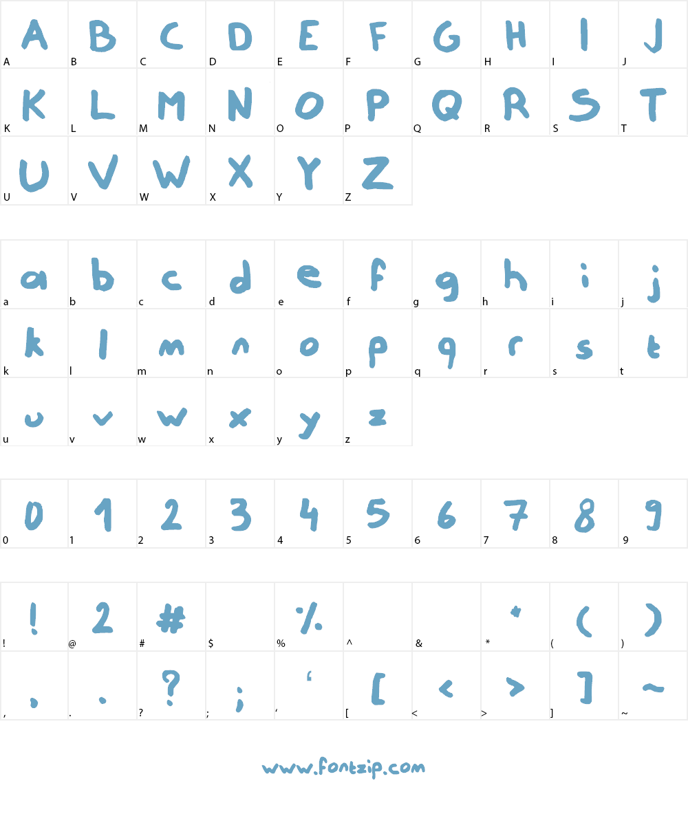 Not Really Font Character